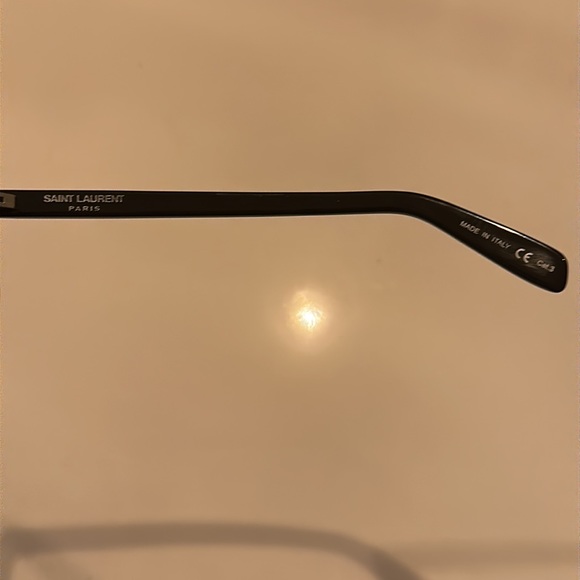 Authentic Saint Laurent Black Round Sunglasses - Picture 4 of 6